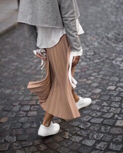 Falda Plisada Soleil Seda