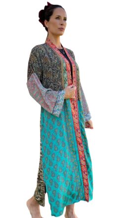 Kimono Seda Patchwork Varanasi