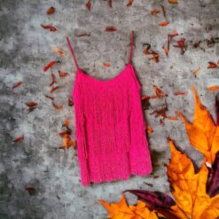 Top Flecos Largos Magenta