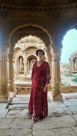 Vestido Kaftan Seda Reciclado Murad