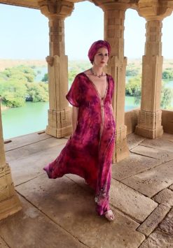 Vestido Seda Reciclado Bolsillos Kerala