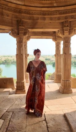 Vestido Seda Reciclado Bolsillos Nishant