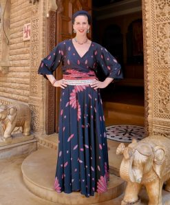 SET PALAZZO Y TOP DE SEDA NEGRO