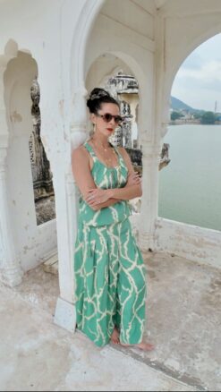 Set de Pantalón Palazzo y Polera Green